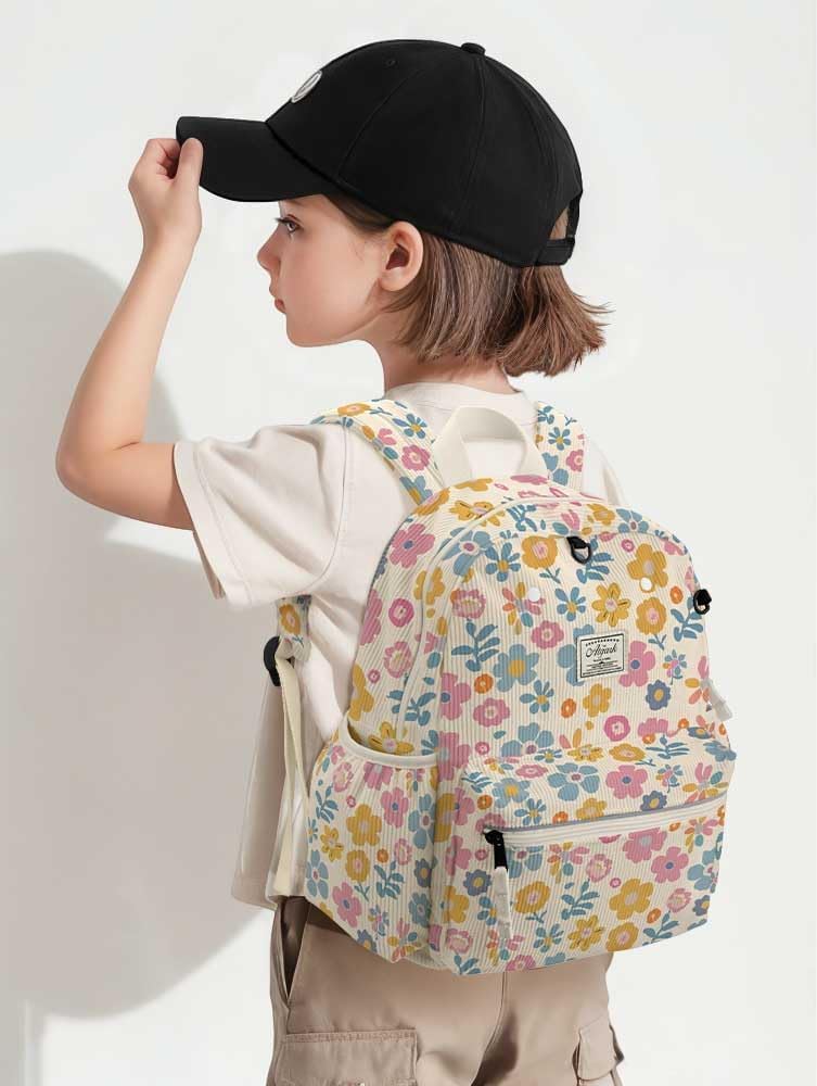 Corduroy Toddler Backpack for Girls 2-5: Preschool Backpack for Girls