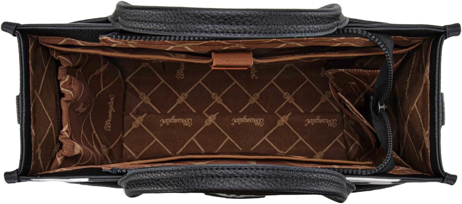 Wrangler Laptop Bag for Women 15.6 Inch Vintage Work Tote Bag for Business Briefcase Handbag with