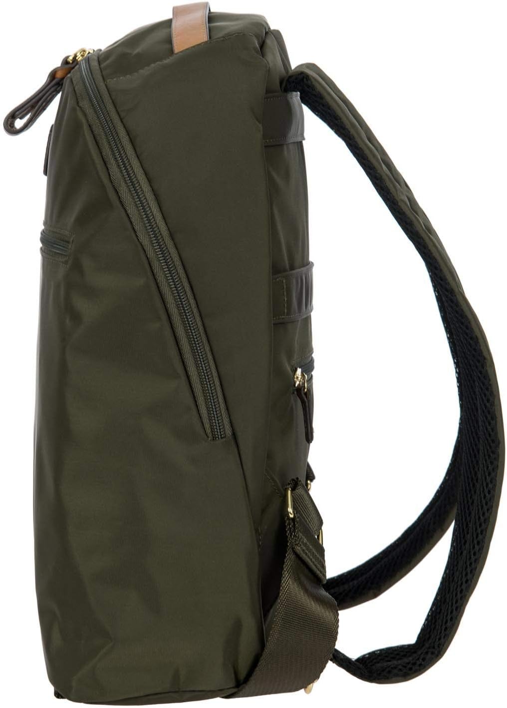 Bric's X-Travel City Backpack - 13 Inch - Travel Backpack for Women and Men - Designer Bag with Large Pockets - Olive