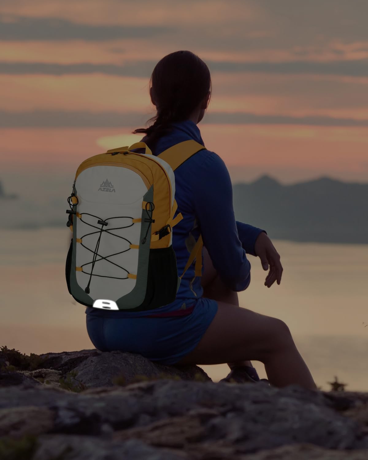 20L Small Lightweight Hiking Backpack with Chest Strap for Men Women, Outdoor Daypack for Travel