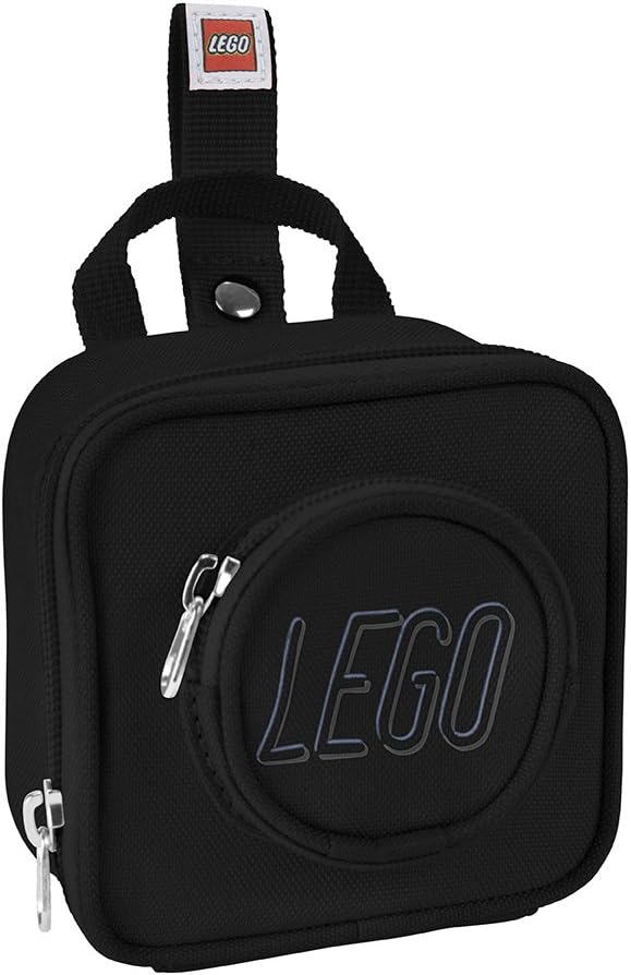 LEGO Kids Brick Mini Backpack Accessory Pouch with Novelty Backstraps, Snaps to Belt or Full-Size