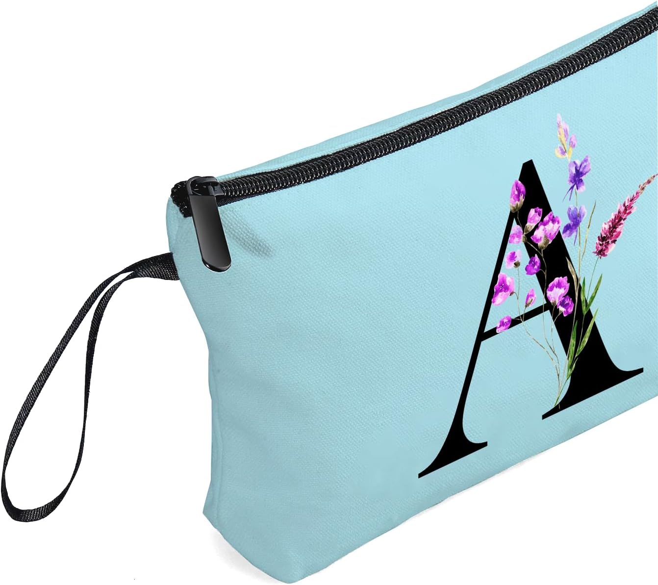 SEAMOON Maid of Honor Friendship Birthday Gifts for Women Her Aunt Sister Bridesmaid Coworkers Bride Personalized Makeup Cosmetic bag with Mirror Mothers Day Christmas Graduation A
