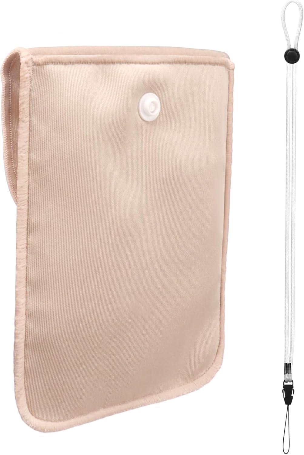 Bra Wallet Women Travel with Adjustable Elastic strap and Lanyard, Perfect Hidden Secret Pocket Protect Your Passport Credit Cards Valuables (Large Flesh color)