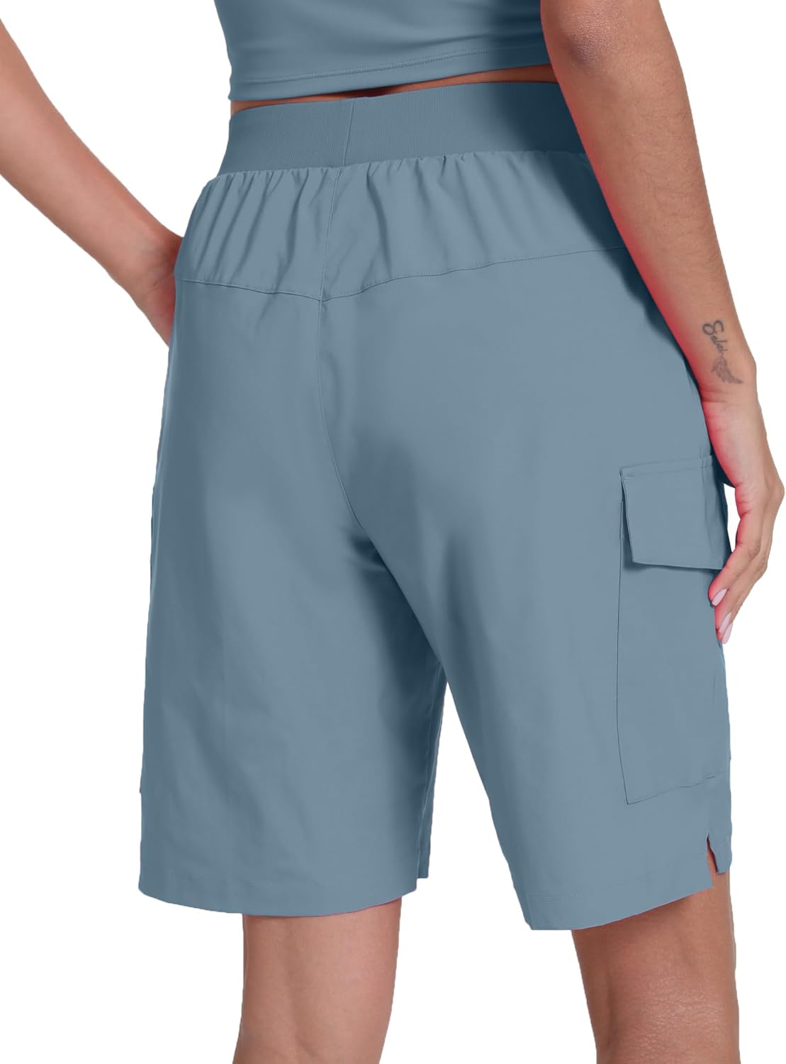 Women's Hiking Cargo Shorts Quick Dry Lightweight Shorts for Travel Athletic