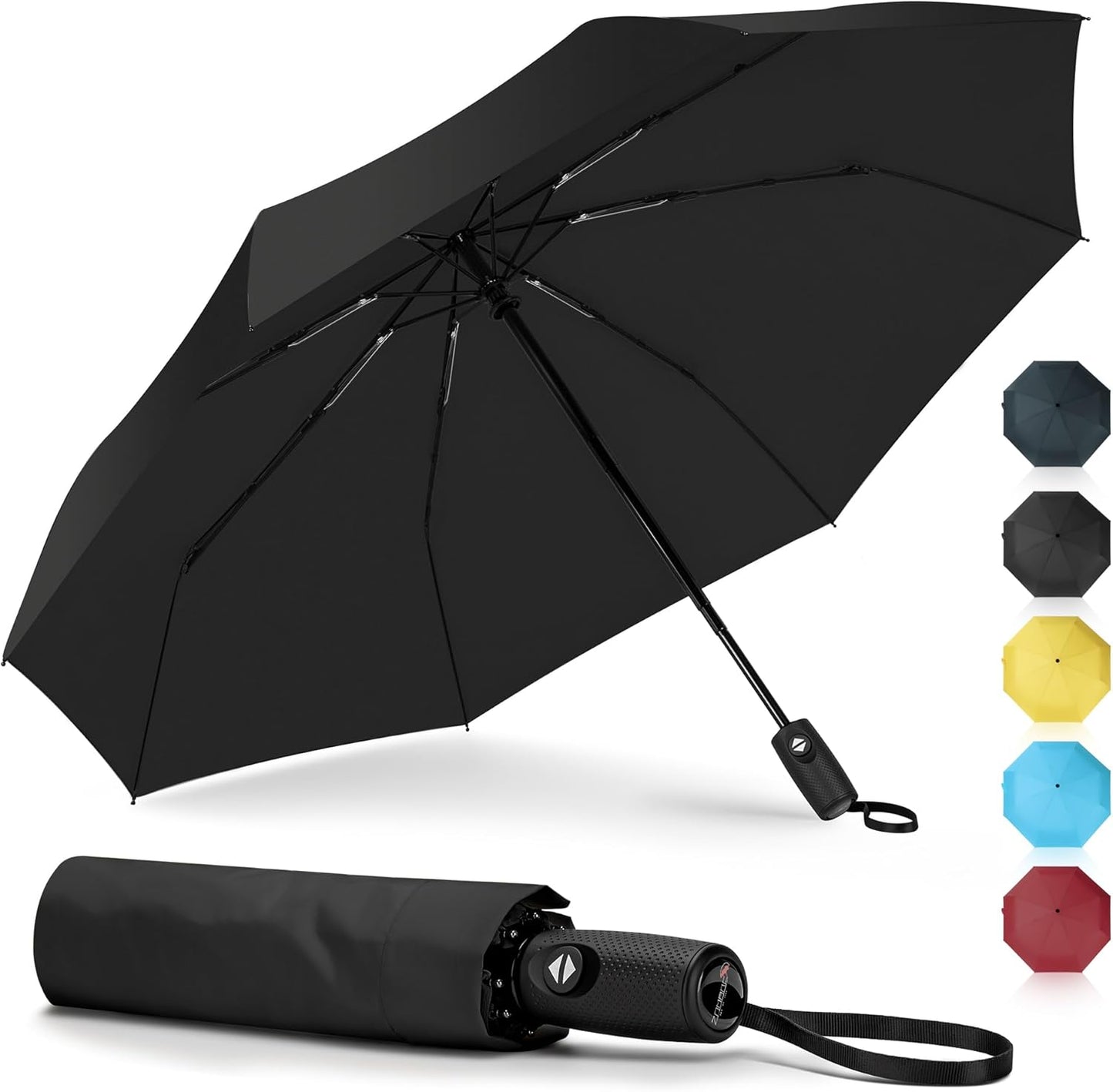 ZOMAKE Compact Golf Umbrella 42/54/62 Inch,Large Golf Umbrellas Windproof Automatic Open Portable Collapsible Travel Umbrella for Men Women