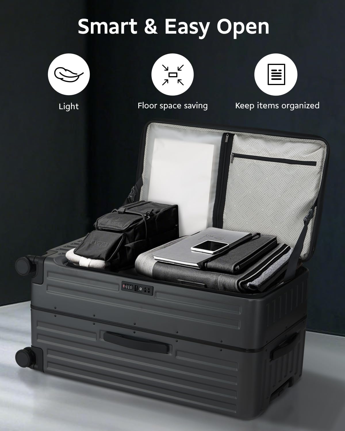 Luggage Sets 2 Pieces, 20 Inch Carry On Luggage and 29 Inch Checked Luggage with Spinner Wheels