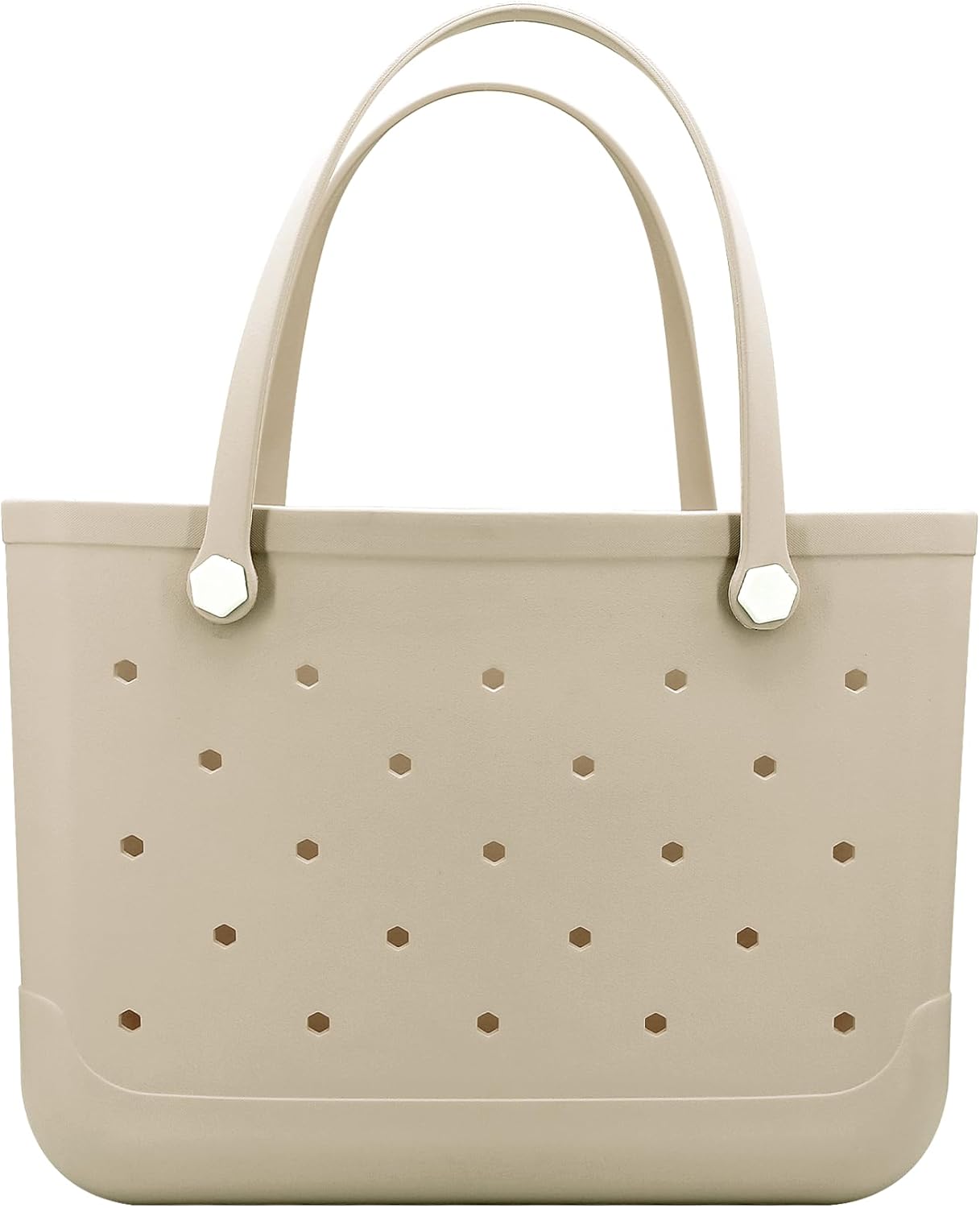 CXY Rubber Beach Bag, Waterproof Travel Tote bag for Women Outdoor Summer Beach Tote Washable Bag Open Handbag for Daily