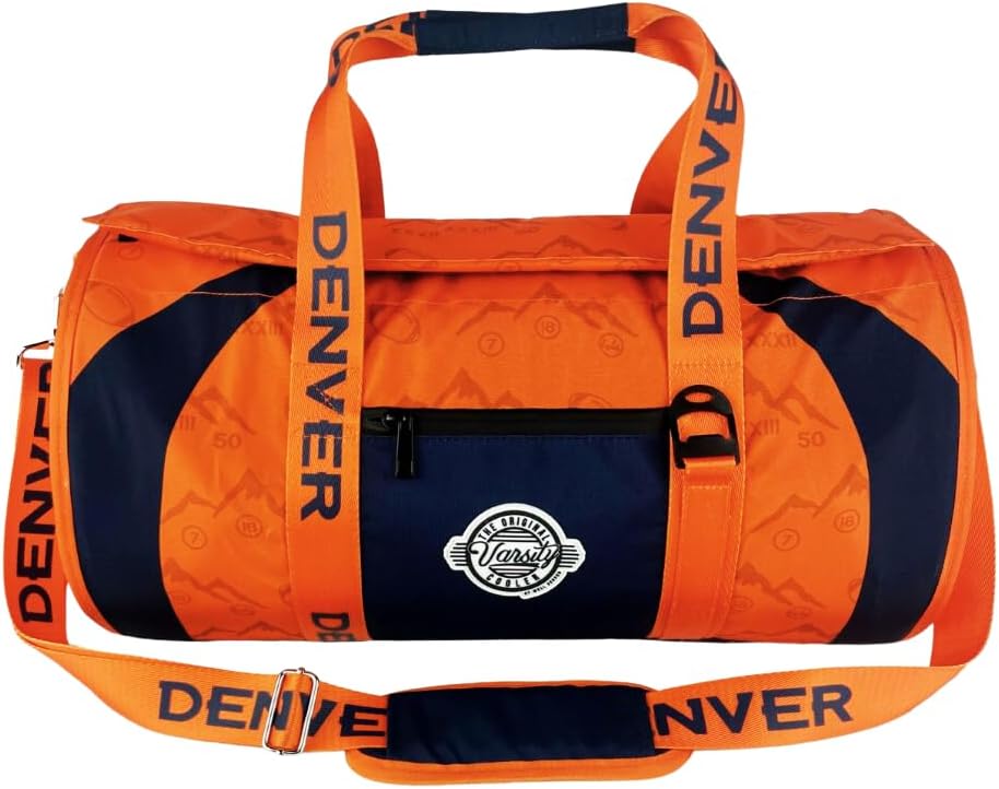 Varsity Cooler Denver Travel Party Duffel & Cooler – 30 Can Leakproof Insulated Tote Bag, Waterproof Soft compartment for Tailgating, Golf, Beach, Carry-On Luggage & Outdoor Sports