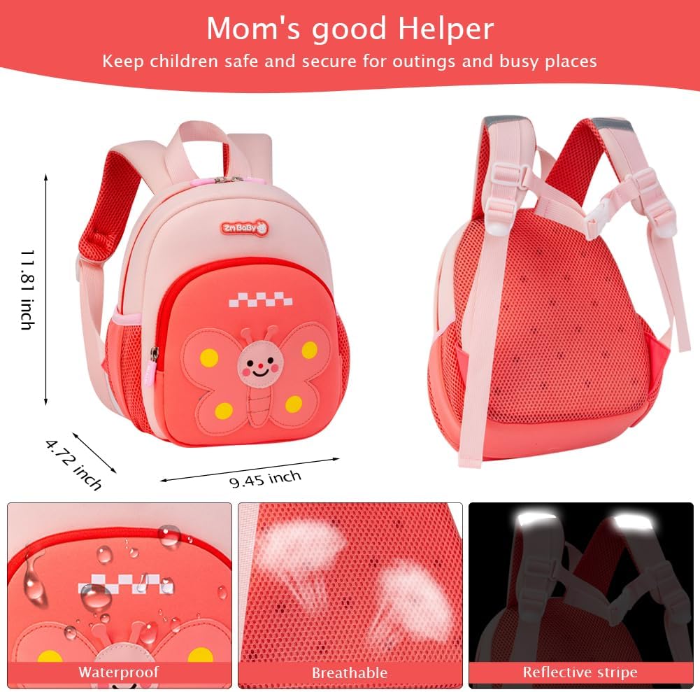 Padgene Toddler Harness Backpacks Safety Leash Kids Anti Lost Kindergarten Preschool Backpack