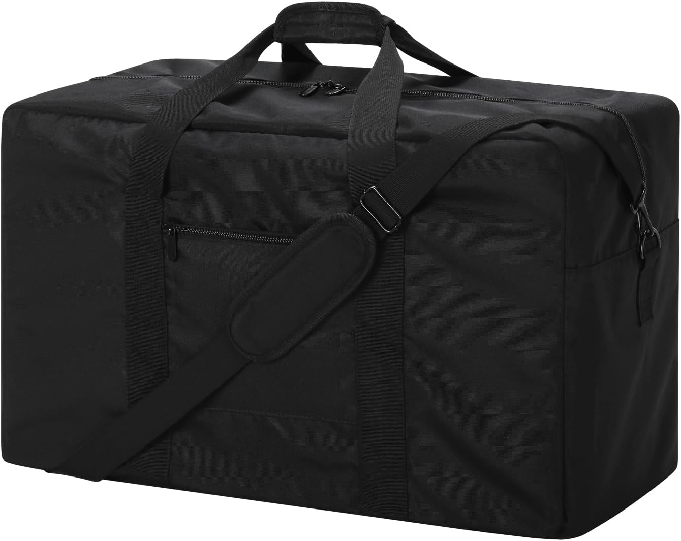 70L Large Duffle Bag for Travel - 24 inch Duffel Bag Heavy Duty Luggage Storage Bag (Black)