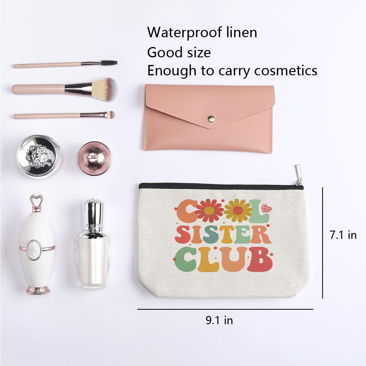 Mothers Day Gifts For Sister From Sister Brother, Cool Sister Club Makeup Bag, Special Sister Birthday Gifts, Unique Sister Gifts, Best Sister Gifts, Sister Gift Ideas, Christmas Gifts for Sister