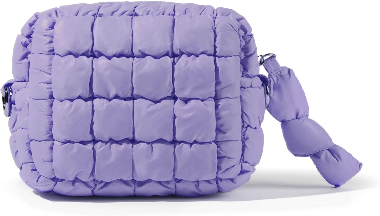 Yarnic Quilted Makeup Bag Puffy Cosmetic Bag, Quilt Travel Toiletry Bag for Women, Cute Puffer