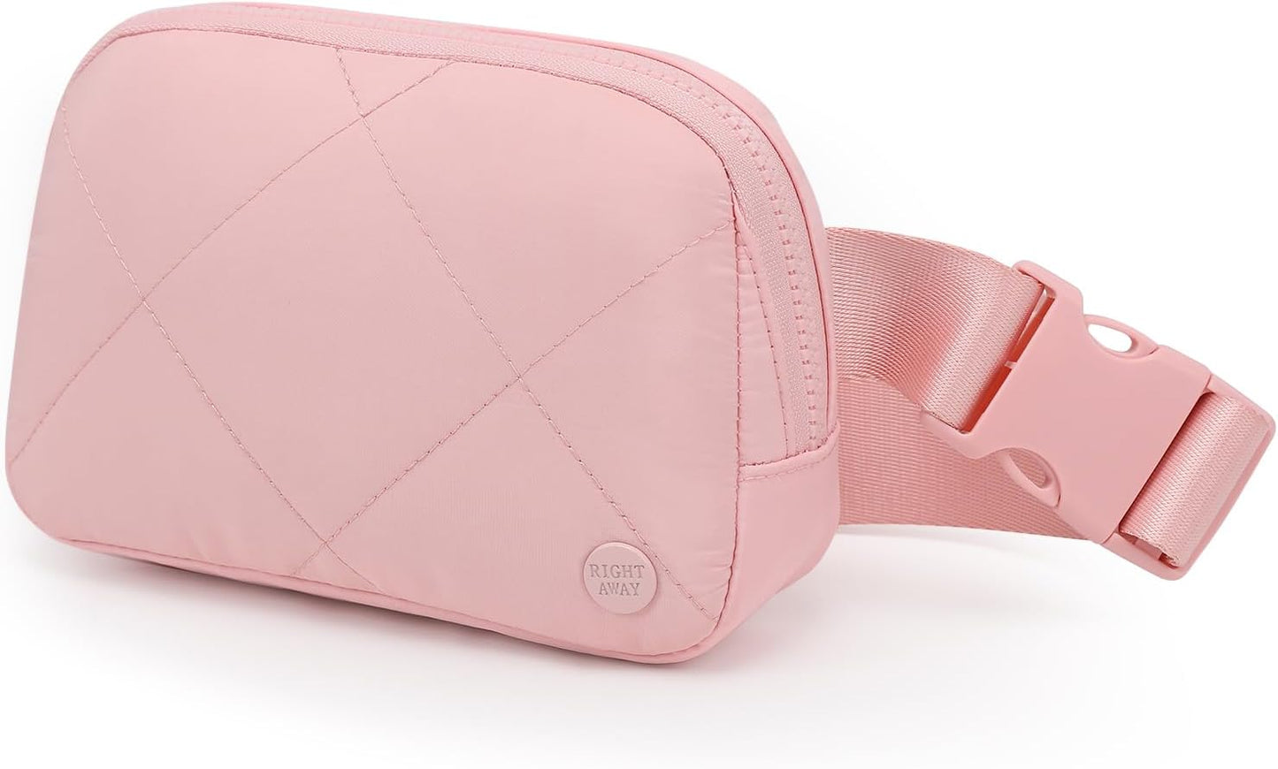 Fanny Packs for Women，Waterproof Belt Bag Bum Bags for Crossbody，Fashion Waist Packs with Adjustable Strap for Traveling, Hiking, Running（Pink）