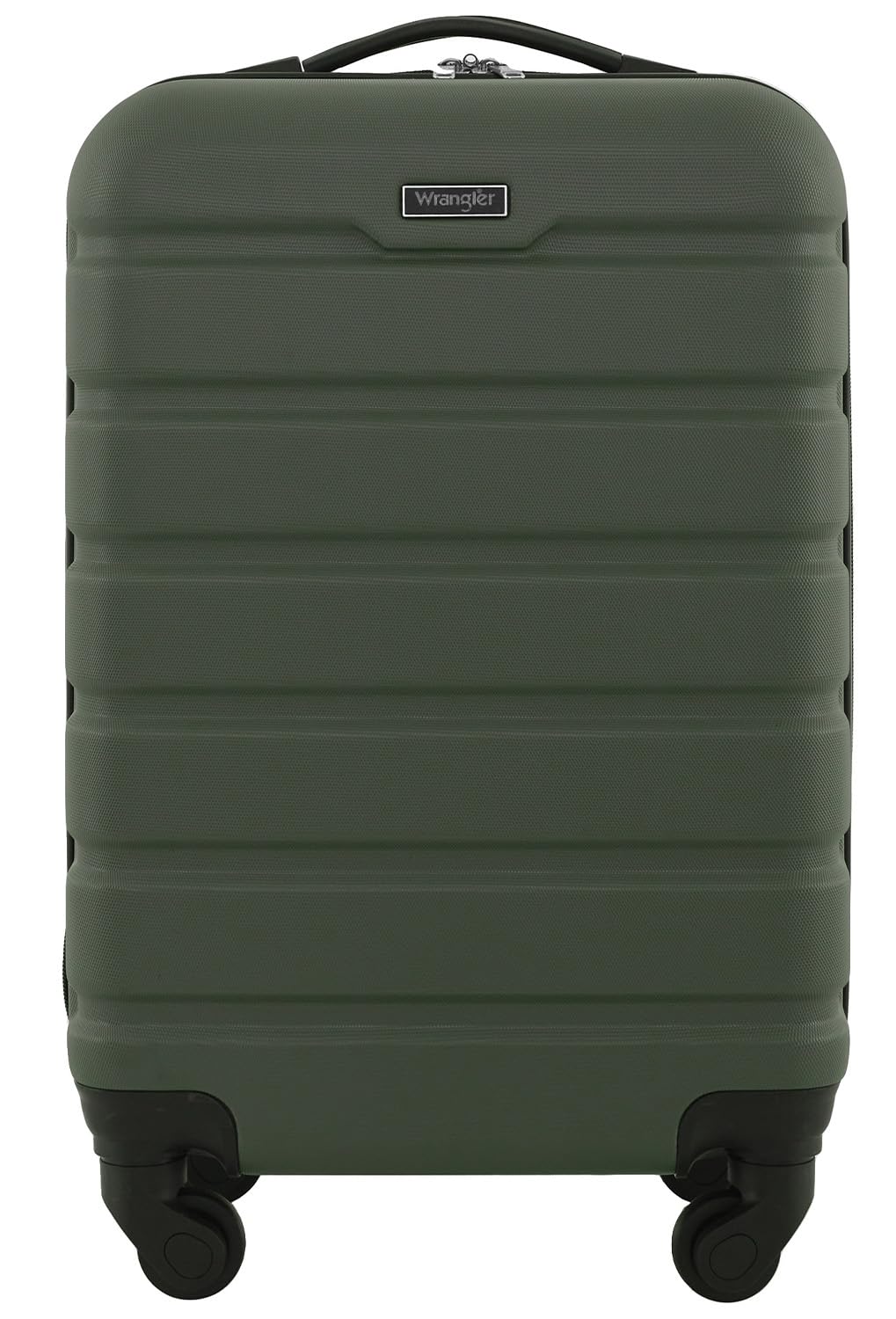 Wrangler 22" Hardside Spinner Carry-On Luggage, Olive
