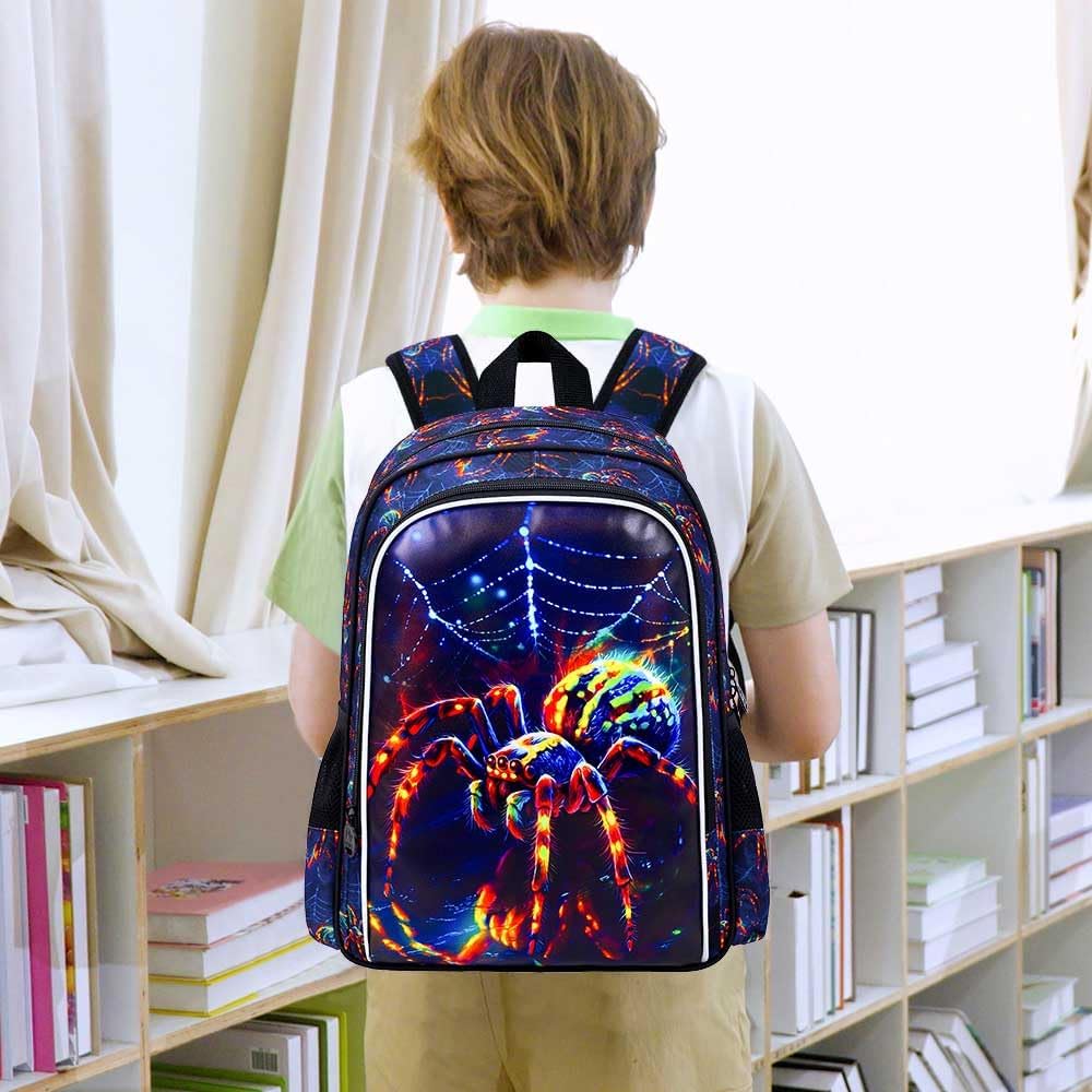 3PCS Backpack for Boys, 16" Kids Bookbag Set for Elementary Preschool Kindergarten, School Bag with Lunch Box