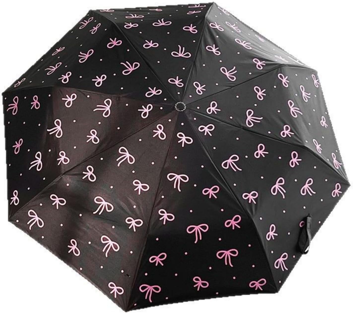 Compact Cat Umbrella - Automatic Folding, Dual-Use Rain and Sun Protection, Black Coating Anti-UV, Windproof, Lightweight, Portable Travel Companion for Men and Women
