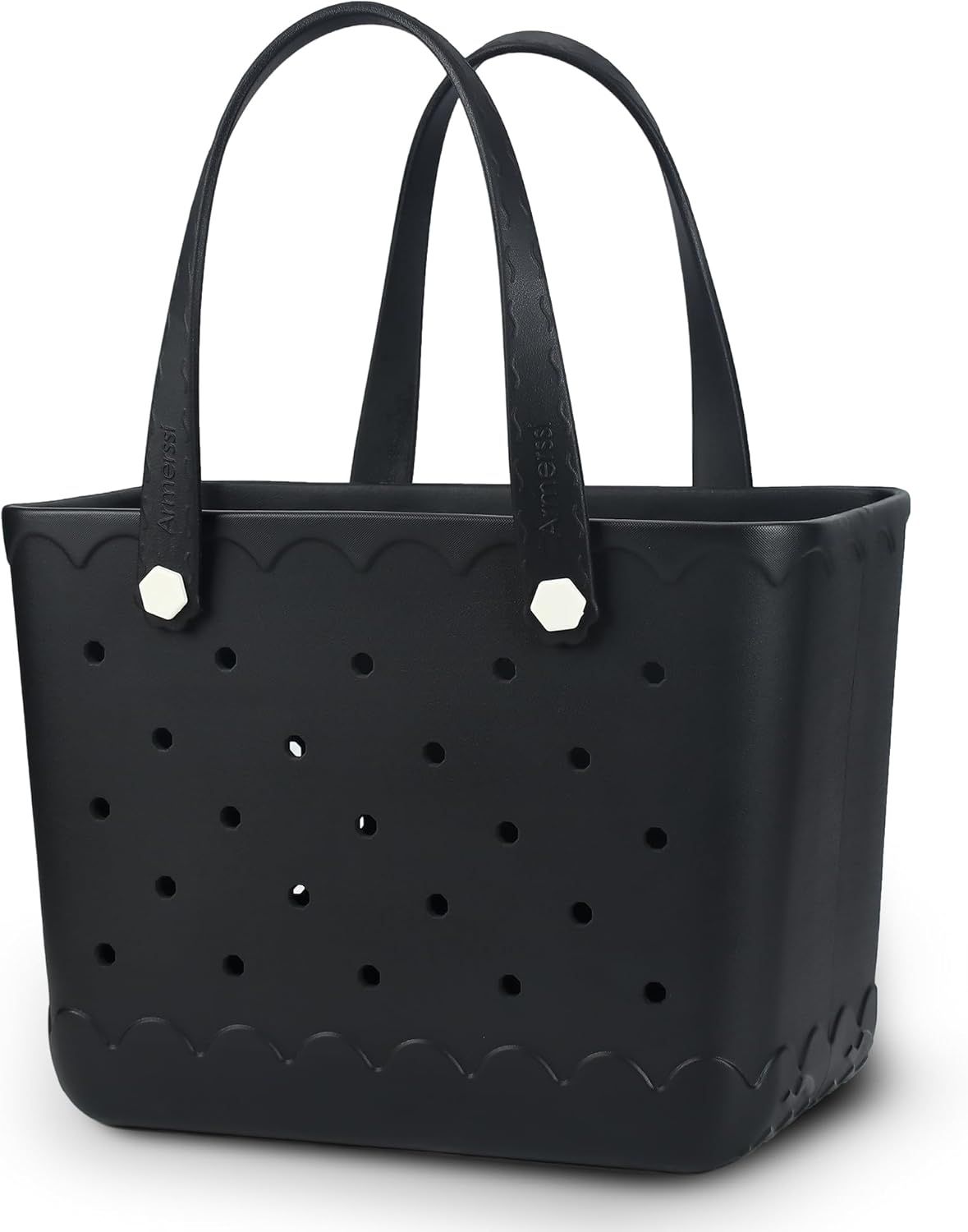 Rubber Beach Bag Waterproof Durable Tote Bag for Beach Sports Pool Modern Rubber Tote