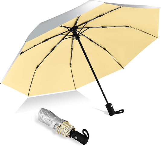 42/46/50inch Compact Umbrella Travel Size Umbrellas for Rain Waterproof And Wind Resistant Auto Open Close UPF 50+ UV Umbrella Sun Umbrellas UV Protection
