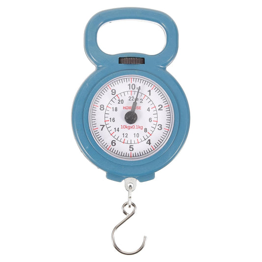 Luxshiny 1pc Fishing Weight Scale 10kg Luggage Suitcase Scale Bike Weight Hanging Produce Food Portable Metal Hand Crane (Blue Red Green, Random Color)