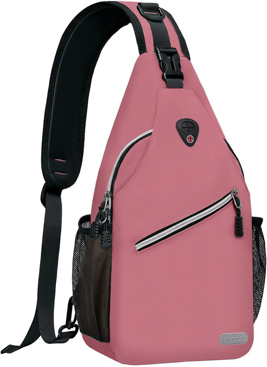 MOSISO Sling Backpack, Multipurpose Crossbody Shoulder Bag Travel Hiking Daypack
