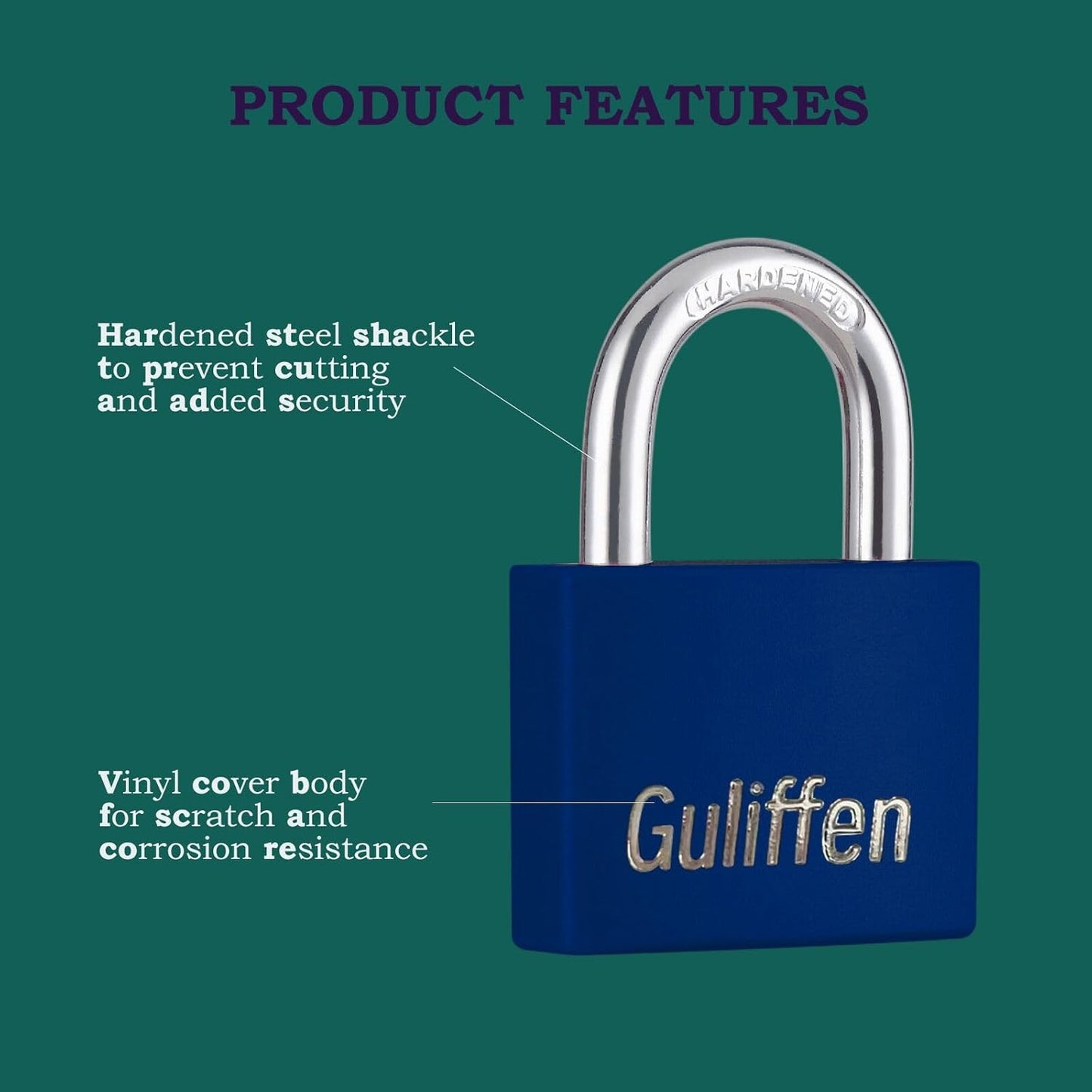 Aluminum Padlocks, 12 Pack Blue Keyed Alike, Key Lock, Padlocks, Padlock