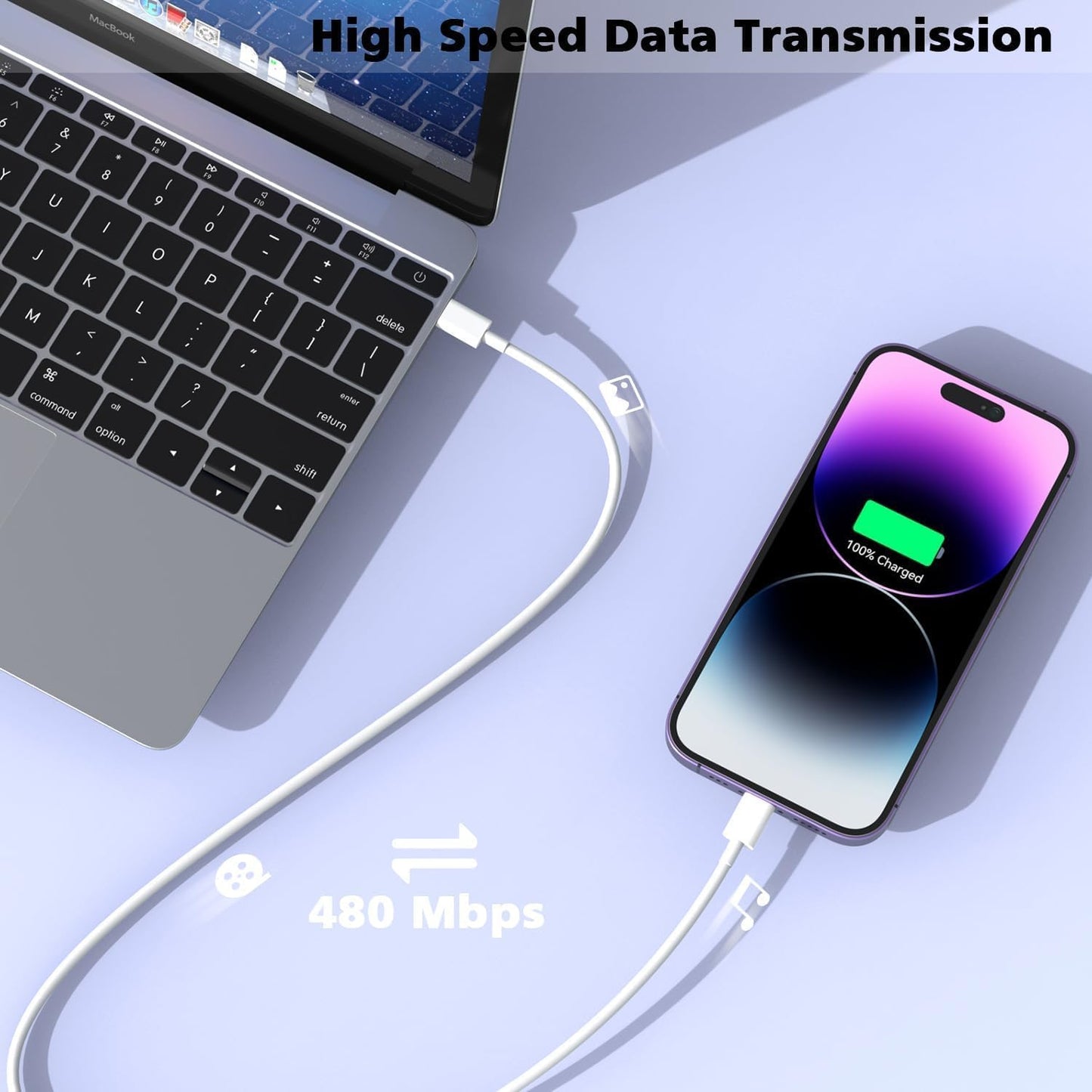 Kruidvat Compatible with iPhone 14 Fast Charger Block,3 FT USB C to Lightning Cable Cord with PD USB C Wall Charger, Type-C Power Adapter Cube works with iPhone 14/13/12/11/XS Max/XR/X/8/7/SE/Air Pods