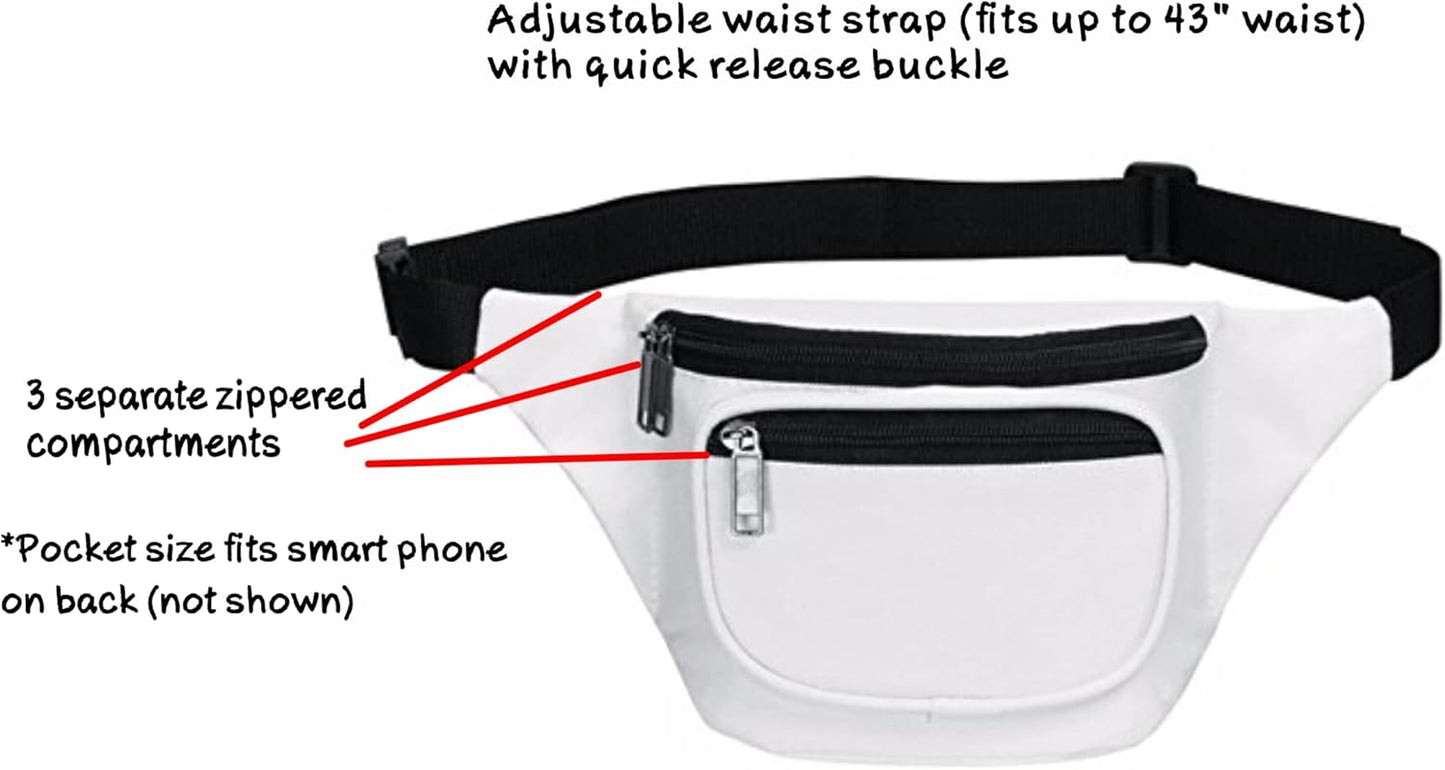 Fanny Pack, BuyAgain Quick Release Buckle Travel Sport Waist Fanny Pack Bag For Men Or Women