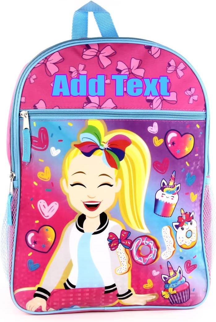 Personalized 16 Inch License School Backpack - Jojo Siwa