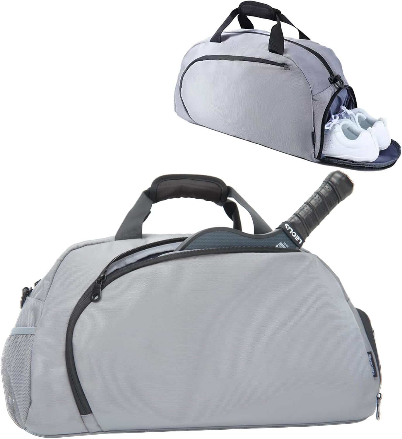 Small Gym Bag with Shoes Compartment & Wet Pocket,Unisex Sport Duffel Bag for Pickleball