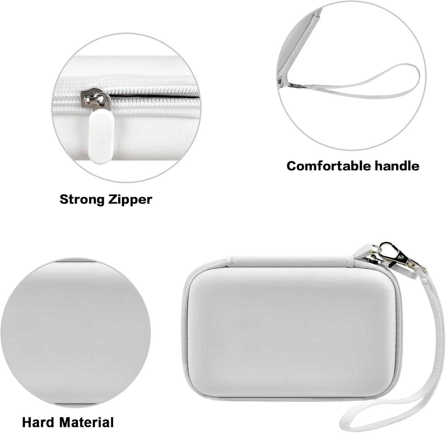 Case for Anker MagGo for Ucomx 3-in-1 for MagGo UFO Charging Station,for Augnner for Iseyyox for Apple MagSafe Duo for LISEN Wireless Charger Foldable Magnetic Charging Stand Storage Box- White