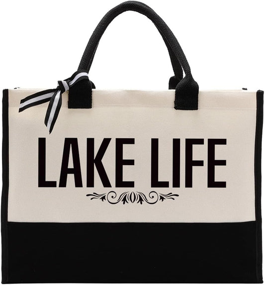 Gkwa Canvas Tote Bag for Gifting, Women Cotton Canvas Bag, Reusable Shopping Bag