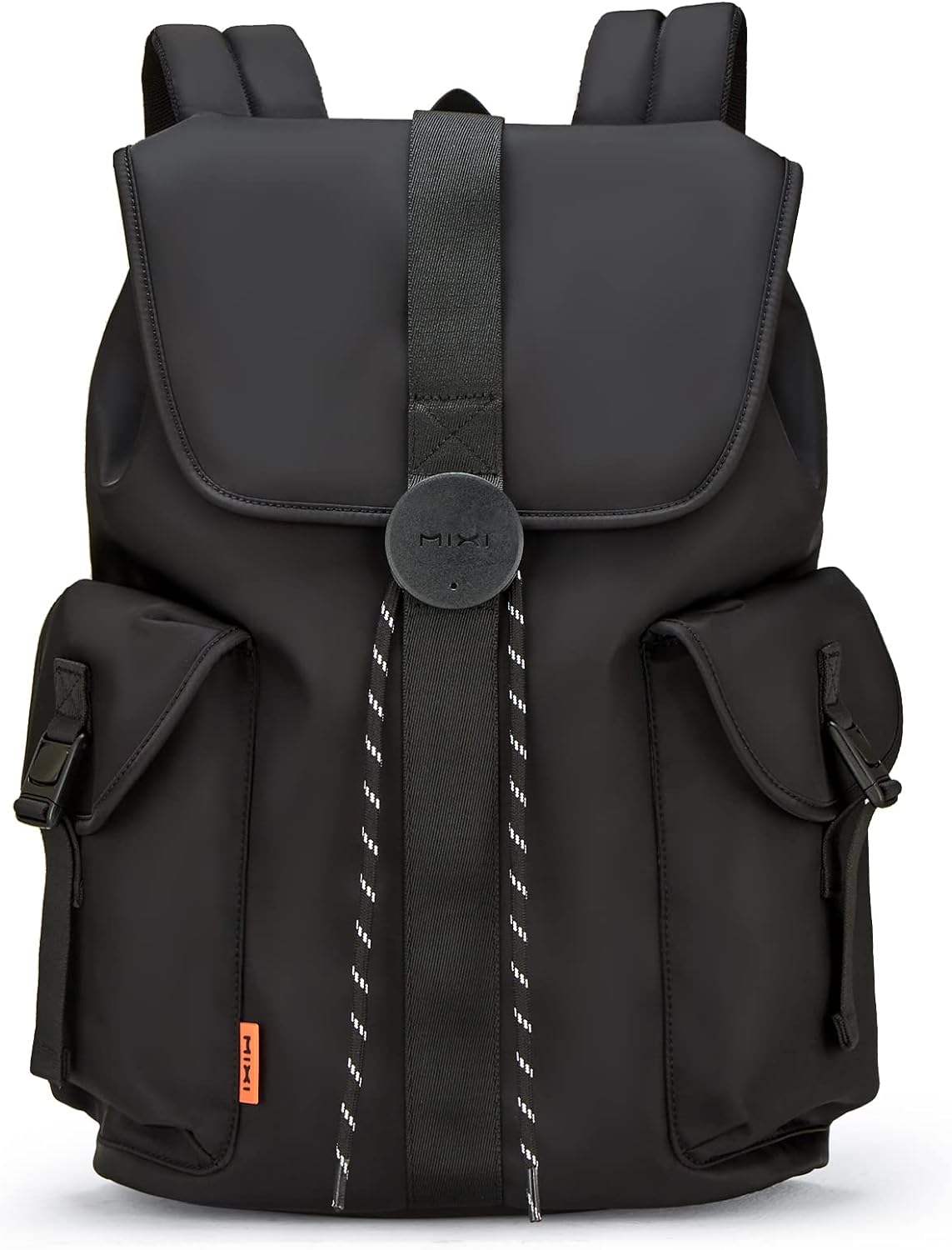 mixi Travel Laptop Backpack for Women & Men Carry On Backpack fits 16'' Laptop, Waterproof Lightweight Casual Hiking Weekender Bags Rucksack,17 Inch, Knight Black