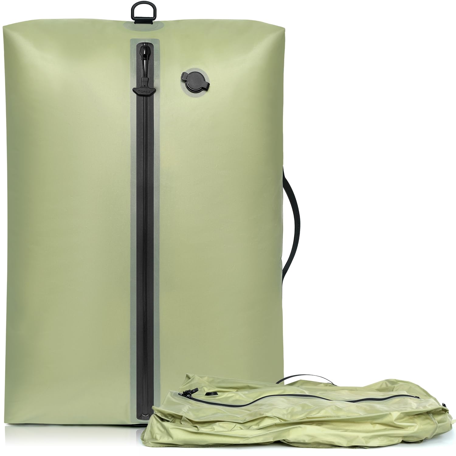 BAGAIL TPU Vacuum Bag for Travel, Reusable Compression Bag with IPX8 Waterproof Zipper, Save Space