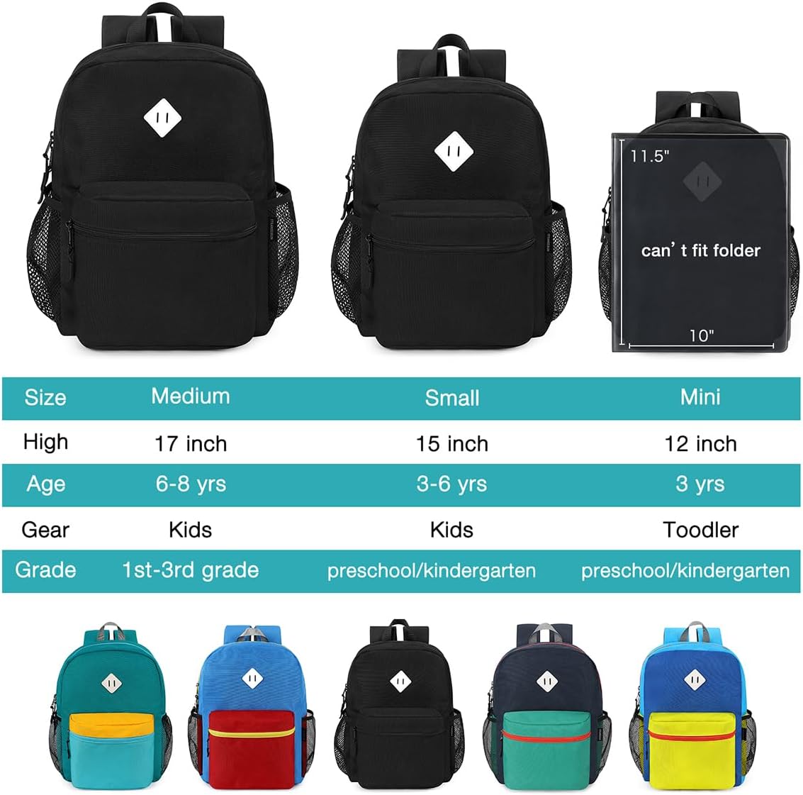 STEAMEDBUN Toddler Backpack for Boys 2-4, Kindergarten & Preschool Mini