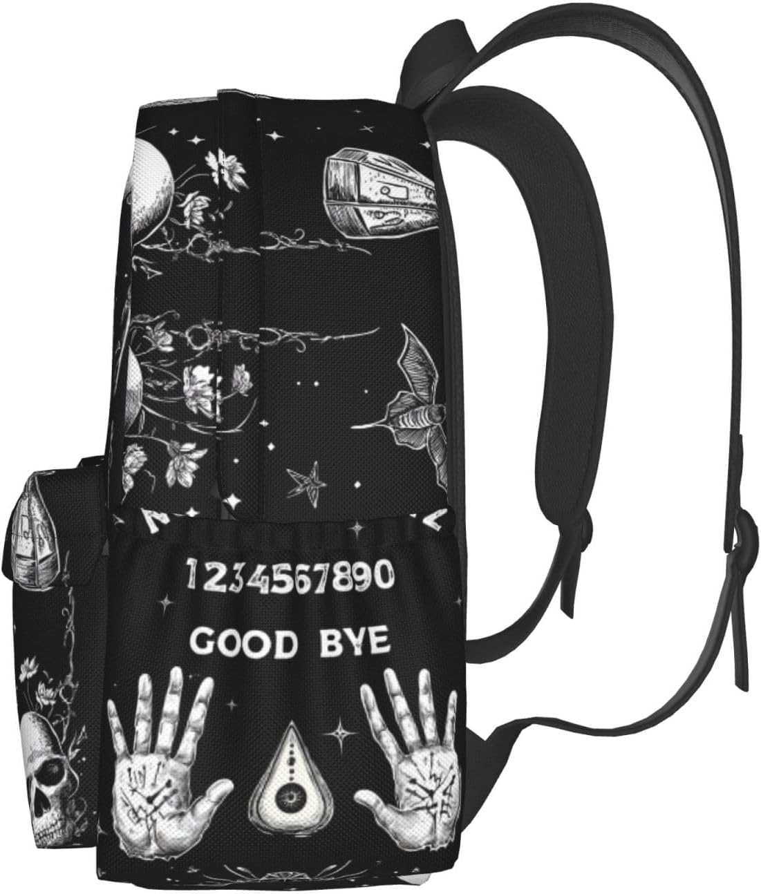 Skull Magic Backpack School Bag Lightweight Bookbag Laptop Travel Daypack For Kids Girls Boys Teens