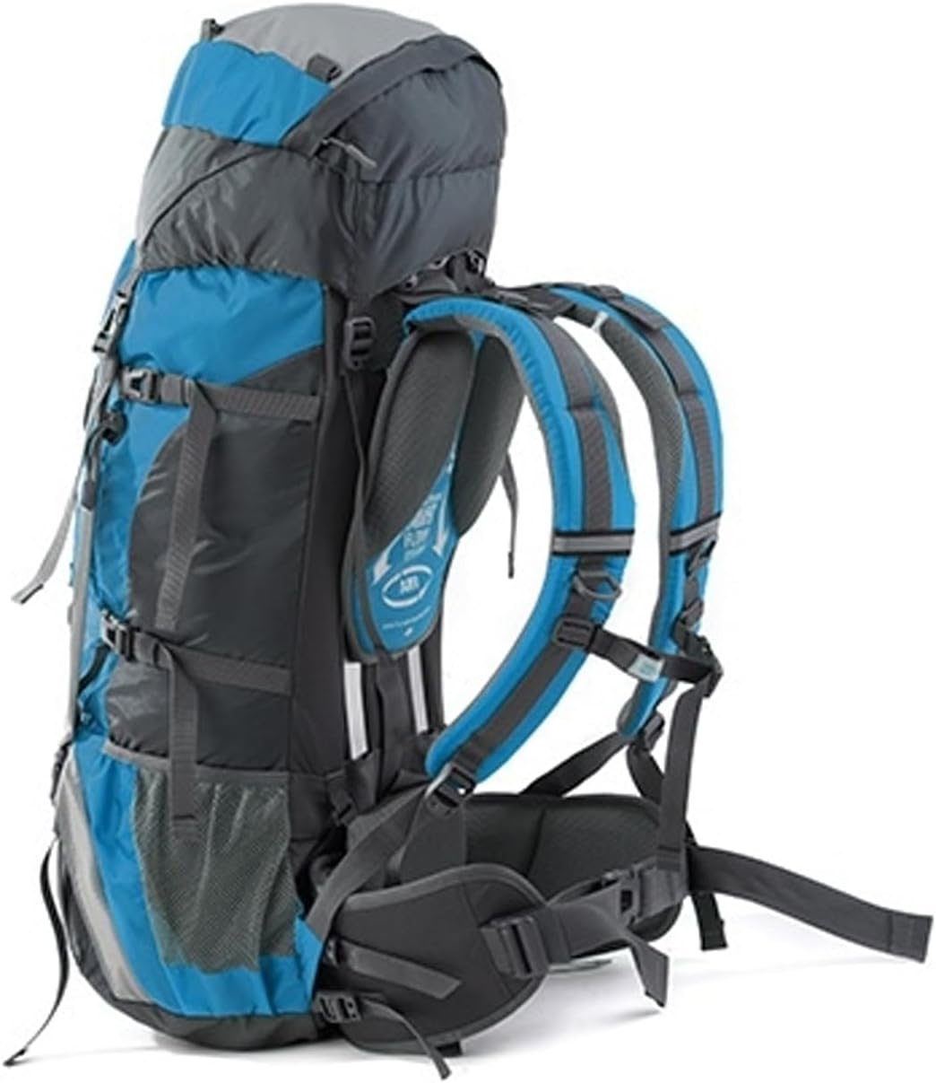 Naturehike 70+5L Lightweight Hiking Backpack, Tear-resistant Fabrics-Light CR Carrying System-Comfortable Weight-Bearing(Blue)