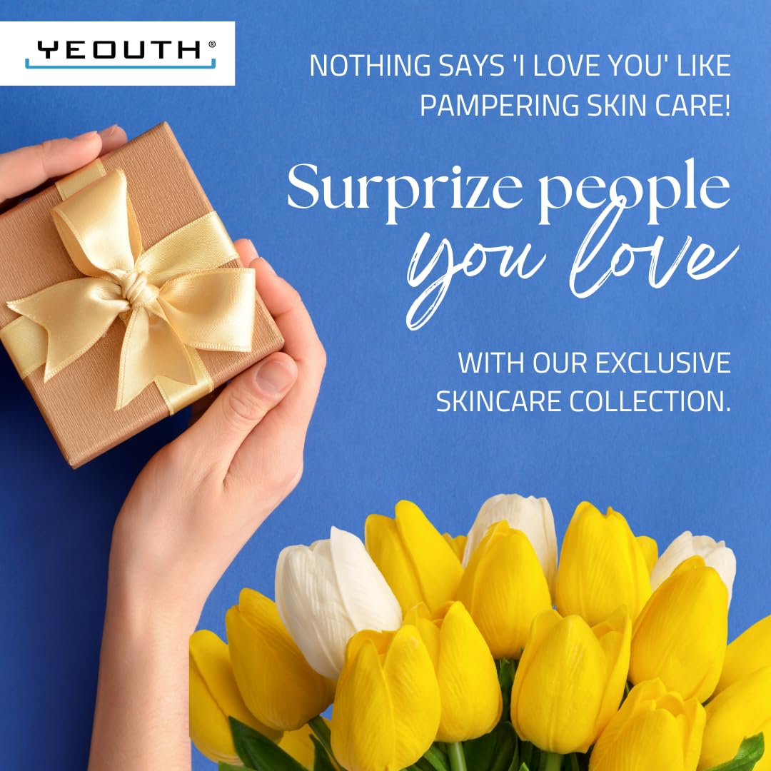 YEOUTH Skin Care Set: Retinol Serum for Face, Vitamin C and Hyaluronic Acid Serum, Face Care Kit that Targets Appearance of Uneven Uneven Skin and Dryness 3x1 oz