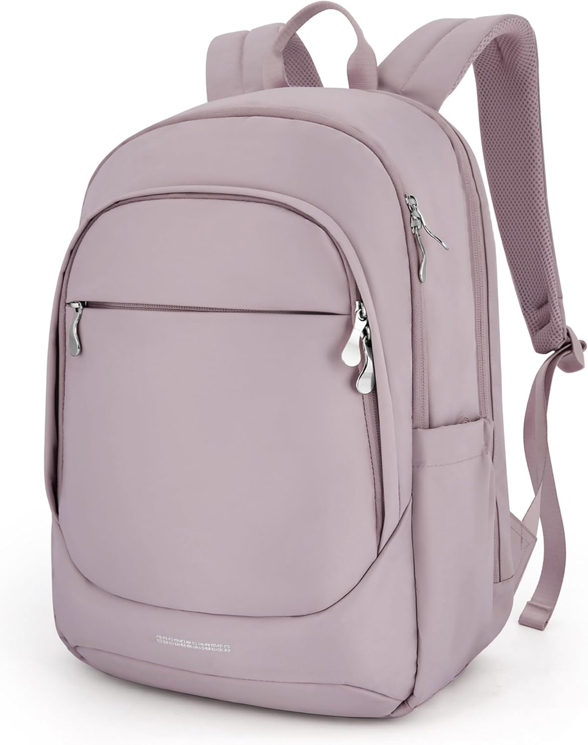 LIGHT FLIGHT Travel Laptop Backpack Women, 15.6 Inch Laptop Backpack with USB Charging Hole, Water Resistant College Bookbag, Black Computer Backpacks for Work, Grayish Pink…