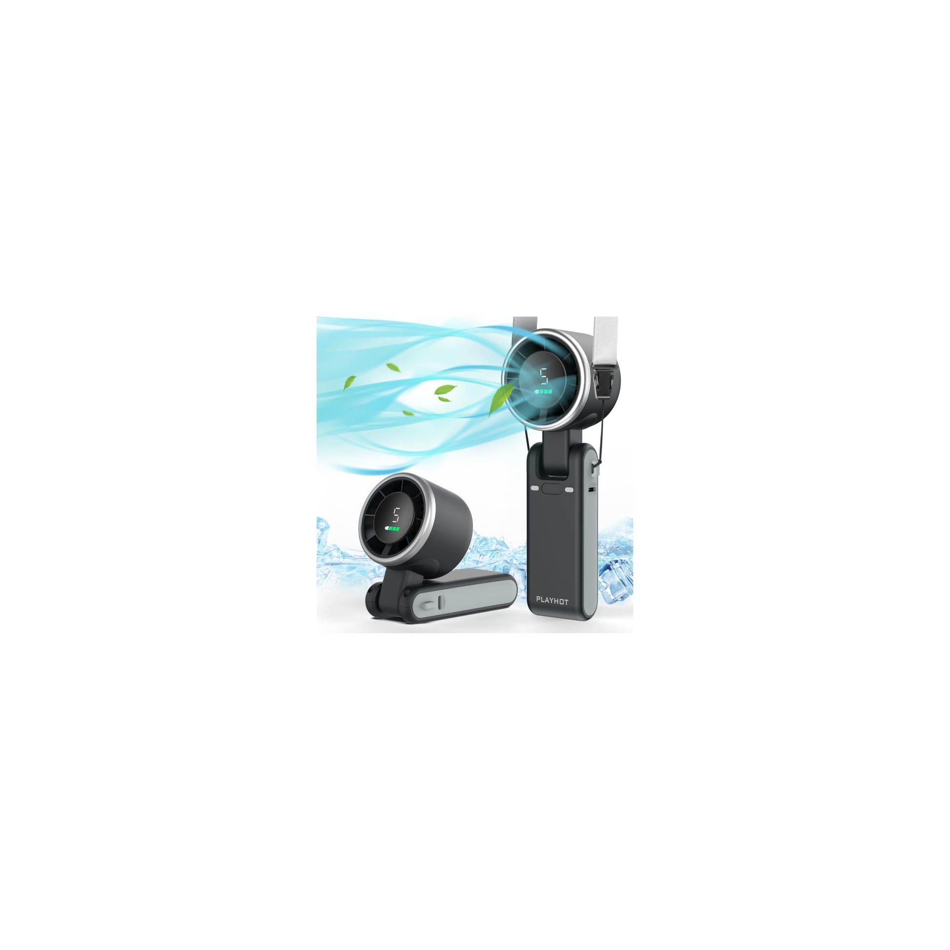 PlayHot Portable Handheld Turbo Fan, Travel Essentials, Gifts for Women/Men