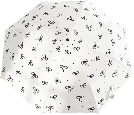 Compact Cat Umbrella - Automatic Folding, Dual-Use Rain and Sun Protection, Black Coating Anti-UV, Windproof, Lightweight, Portable Travel Companion for Men and Women