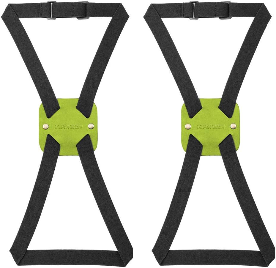 Luggage Straps for Suitcases, Travel Belt for Luggage Over Handle, Adjustable High Elastic Luggage Straps for Suitcases TSA Approved for Connecting Your Luggage (2 Pack Green)