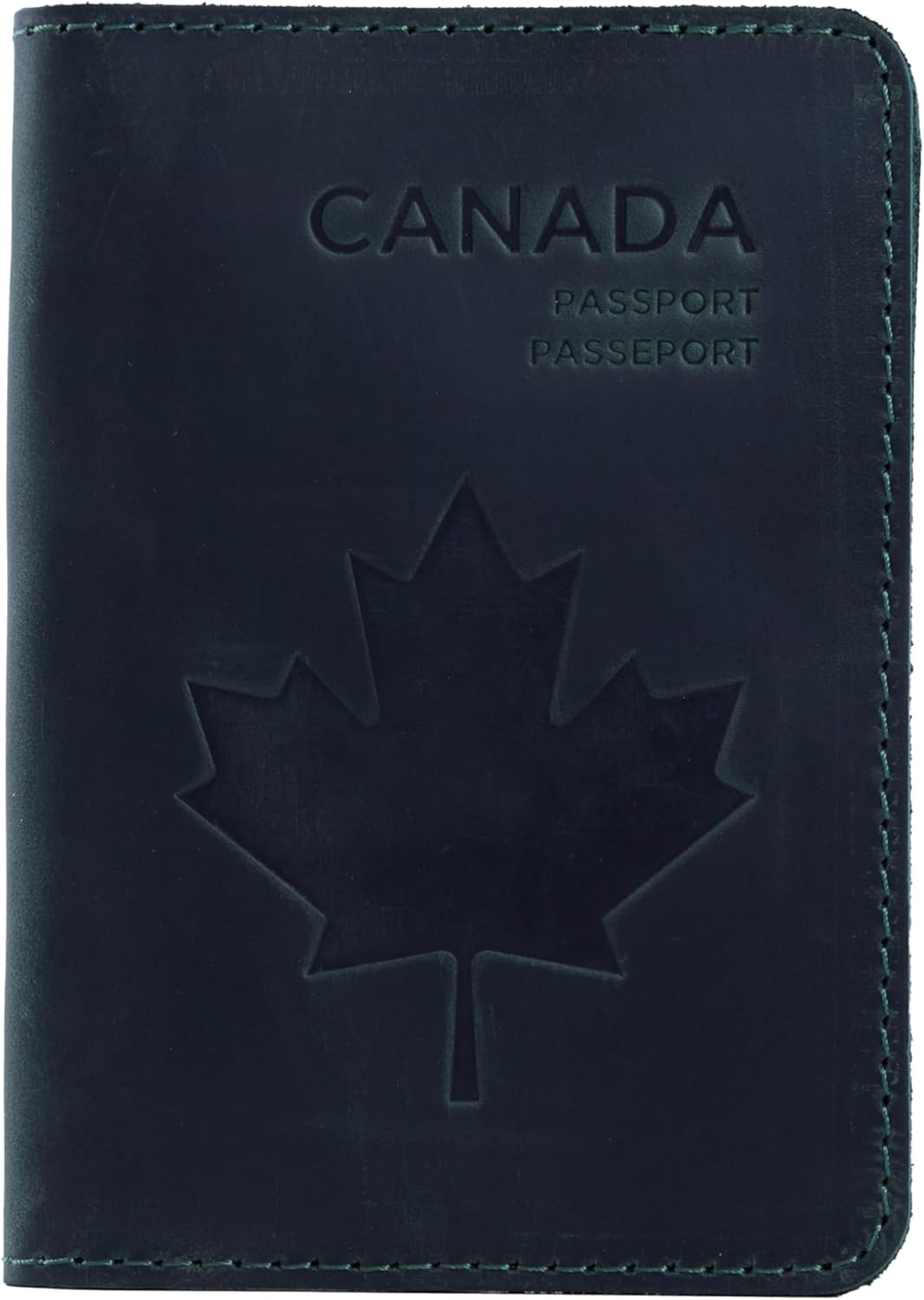 INCARNE Passport Cover - Travel Passport Wallet - Leather Passport Holder for Men Women Family with Card Slots & Note Compartmen - Sleeve Protector - Genuine Leather - Vintage Green