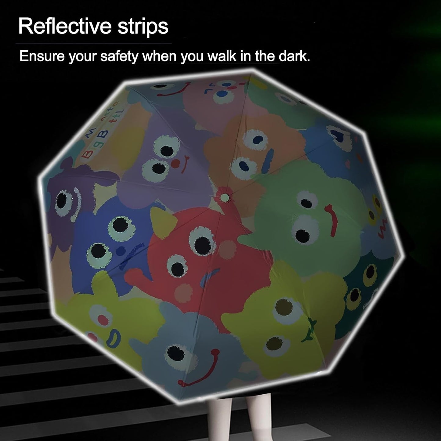 Sun Umbrella UV protection UPF 50+ Compact Portable travel Parasol Auto Open Close Windproof and Waterproof Folding Sun and Rain Small Umbrella For Walking