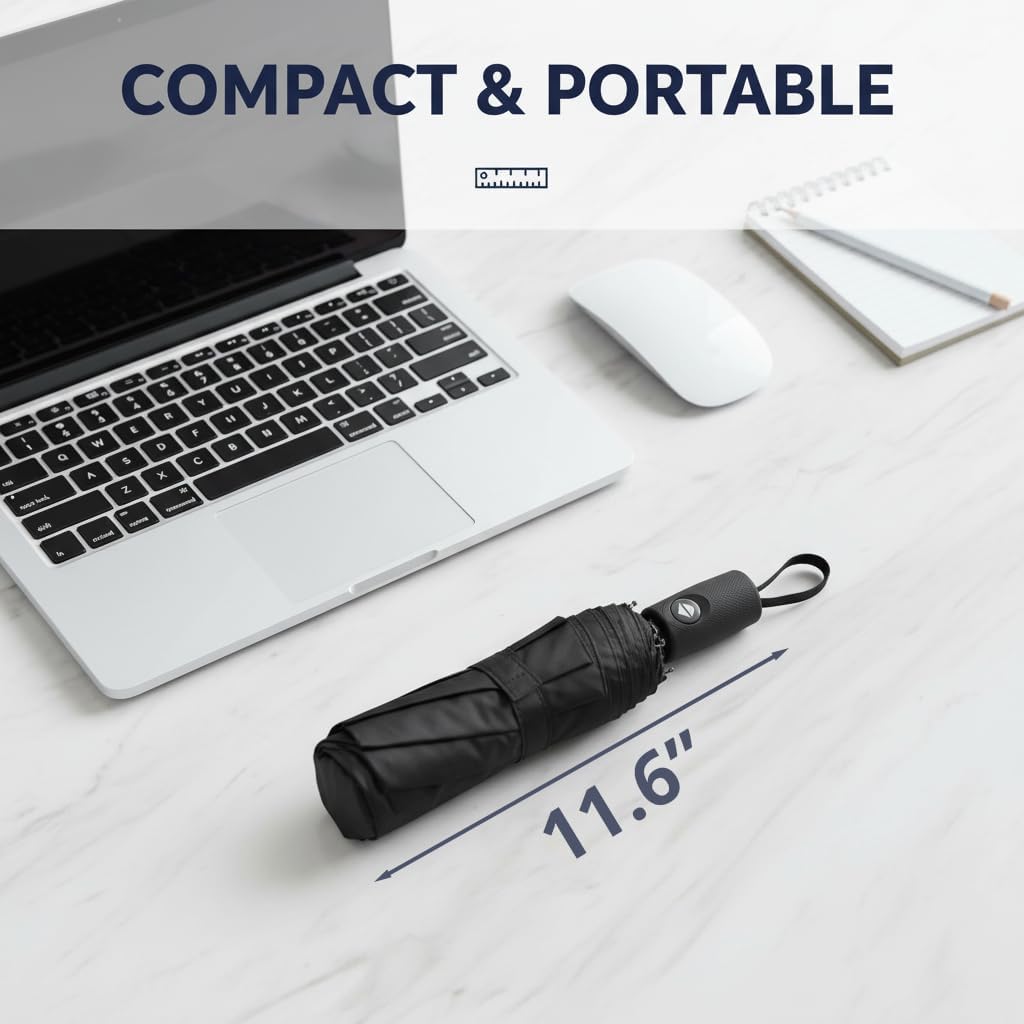 Mr. Pen- Windproof Travel Umbrella, Automatic Umbrellas for Rain, Compact