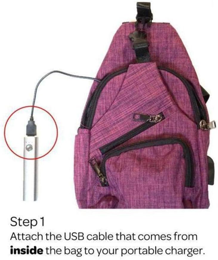 Nupouch Anti-Theft Daypack: Anti Theft Crossbody Bag, Lightweight for Travel, Hiking, or Everyday Pickpocket Protection