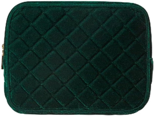 Conair Women's Double Zip Organizer-Toiletry Travel Bag-Makeup-Gifts for Her, Evergreen, 1 Count (Pack of 12)