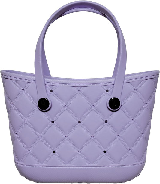 Large Beach Bag, Waterproof Sandproof Rubber Tote Bag for Women, for Travel, Pool, Boat, Groceries