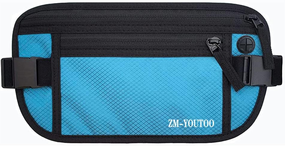 Money Belt for Travel - Hidden Travel Pouch Protect Your Credit and Money With RFID Blocking
