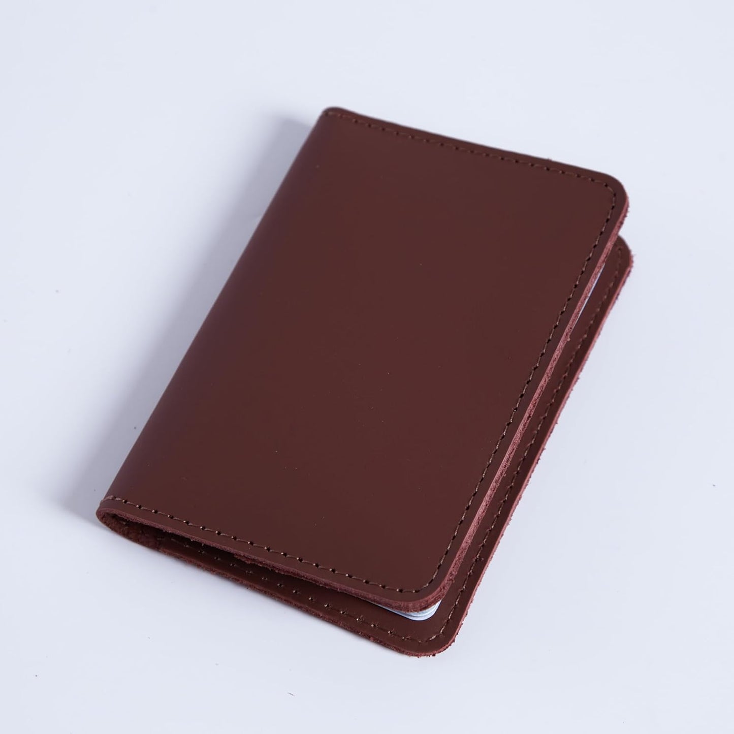 INCARNE US Passport Cover Clear - Travel Passport Wallet - Leather Passport Holder for Men Women Family with Card Slots & Note Compartmen - Sleeve Protector - Genuine Leather - Classic Brown