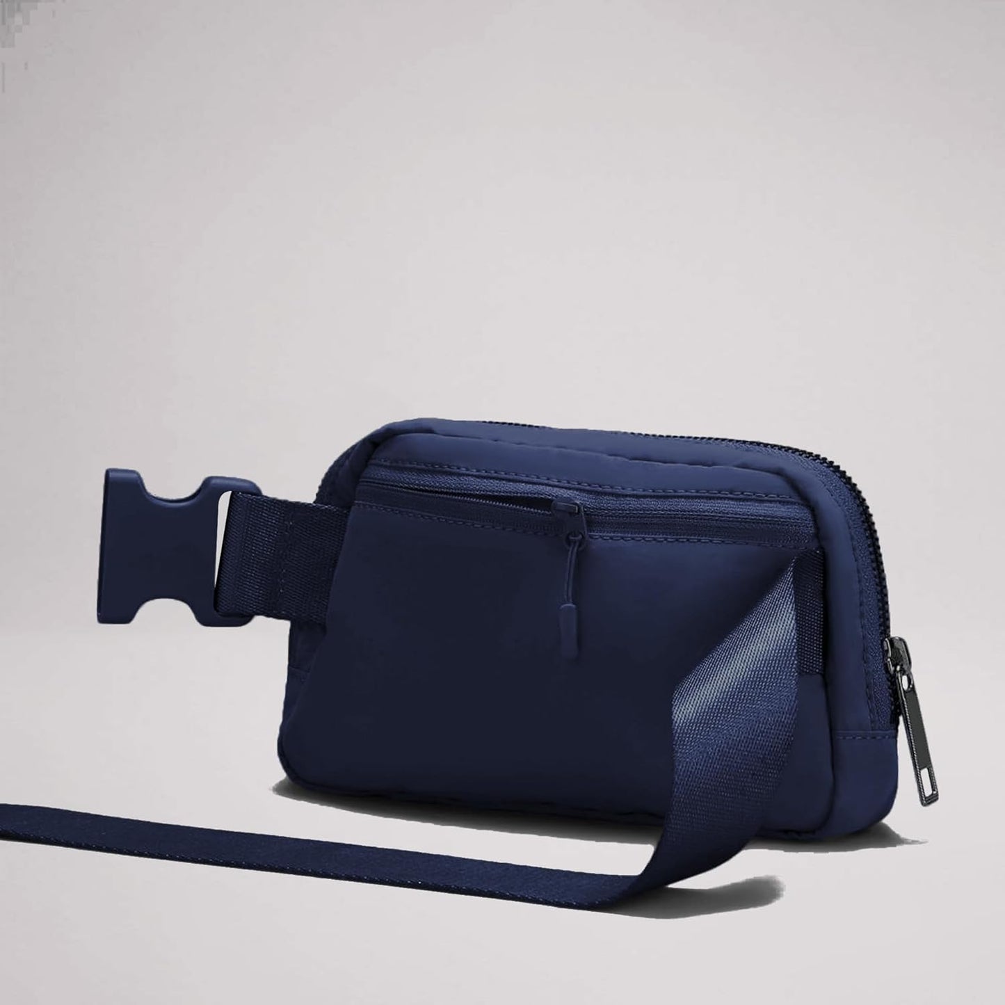 Fanny Pack Crossbody Bag Trendy Waterproof Small Cross Body Purse for Women Men Fashion Waist Packs Mini Belt Pouch Chest Bum Hip Bag Lulu Dupes for Travel Vacation Running True Navy